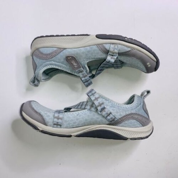 Womans Size 8 Ryka Kailee Maryjane Sneakers Shoes Mint Green & Gray - Picture 3 of 12